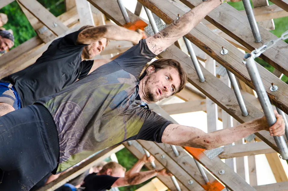 Jeff and Carsten on the monkey bars