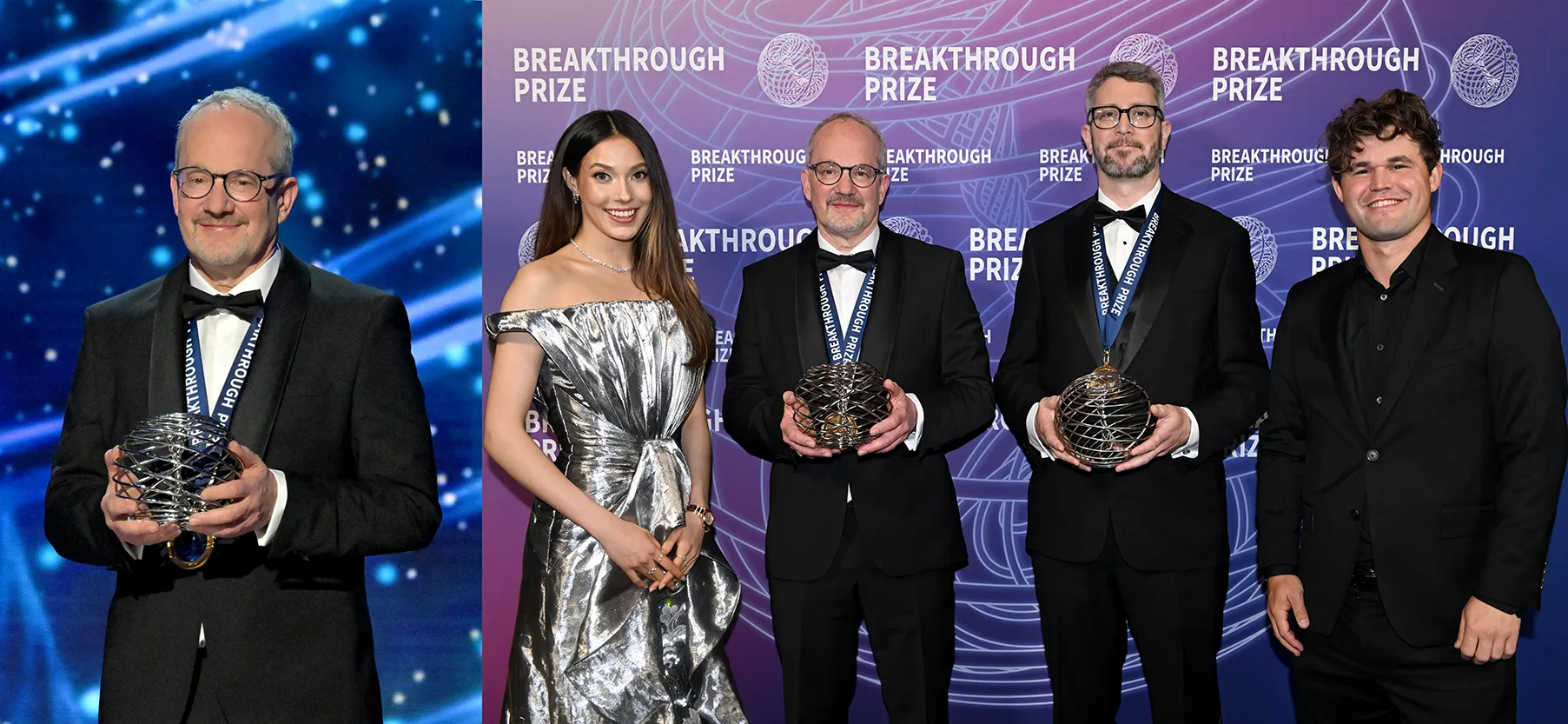 Tony Hyman at the Breakthrough Prize Ceremony 2026 in LA.