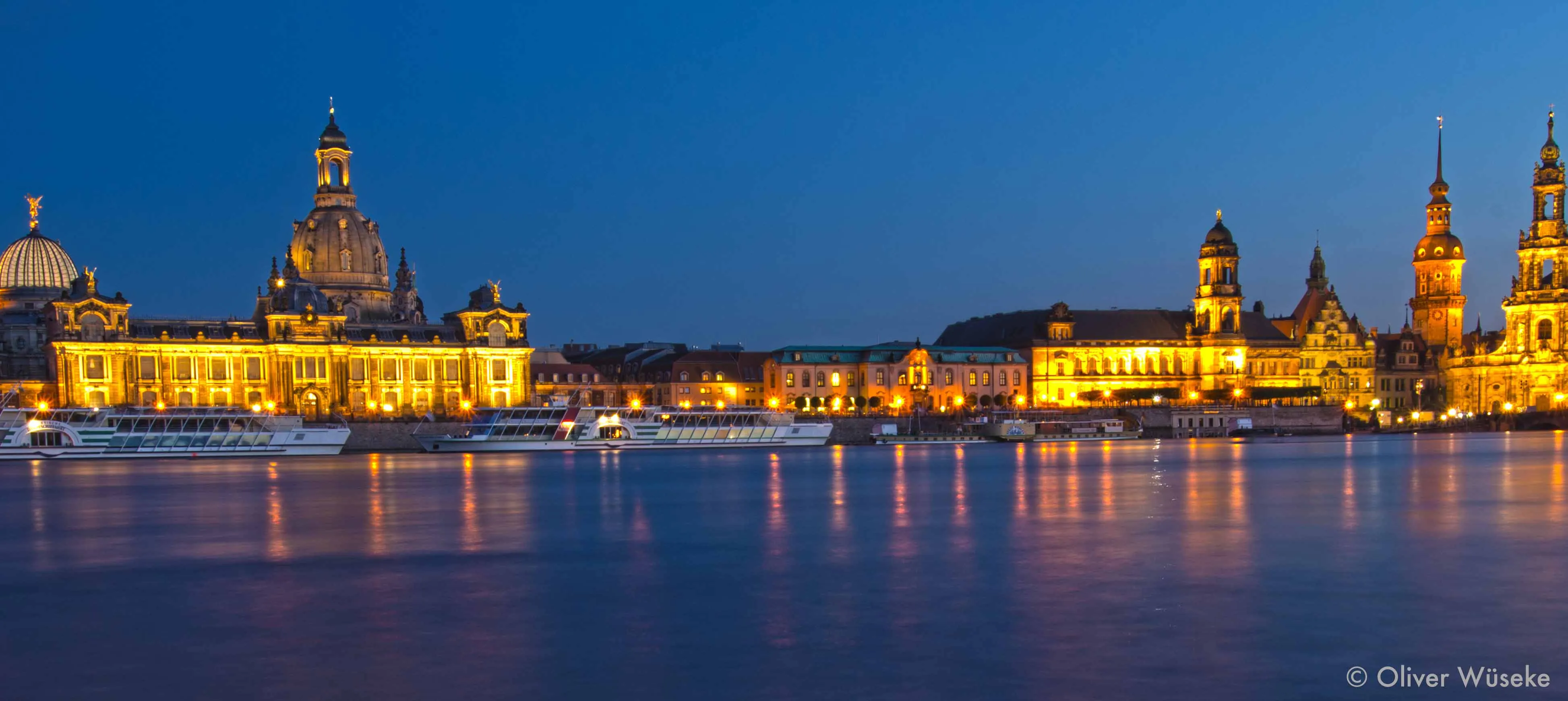 Dresden on the Elbe river